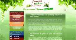 Desktop Screenshot of adillonsvacances.com